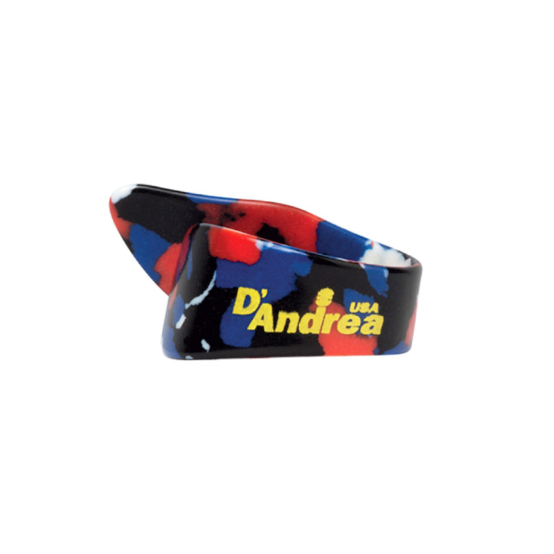 DAndrea Plettri Thumb Large Multicolor Refil 12pcs Busta 12 plettri da pollice