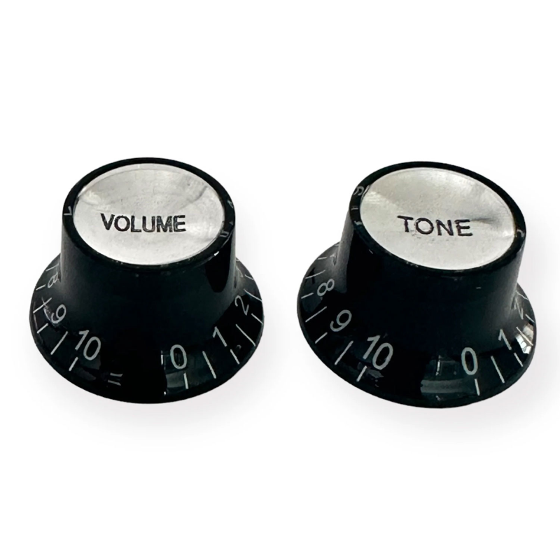 AXLABS Knob SG Style black/white font Volume Tone Set Knob 1x Volume 1x Tono