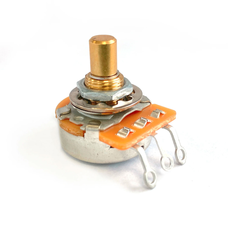 AXLABS Potentiometer 250K audio solid shaft short Potenziometro Logaritmico 250k Solid shaft Short 3/8''