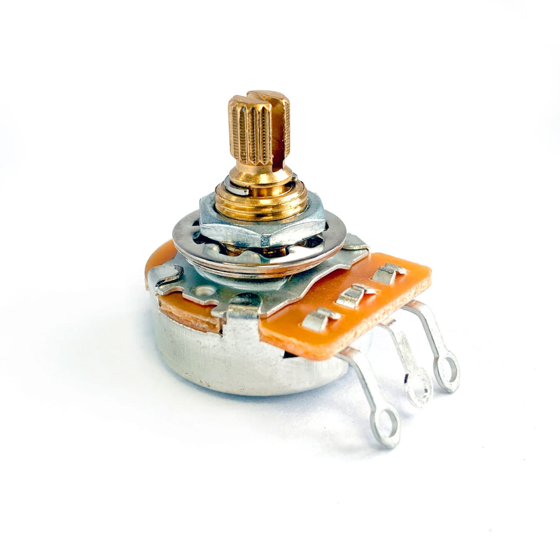 AXLABS Potentiometer 250K audio split shaft short Potenziometro Logaritmico 250k Split shaft Short 3/8''