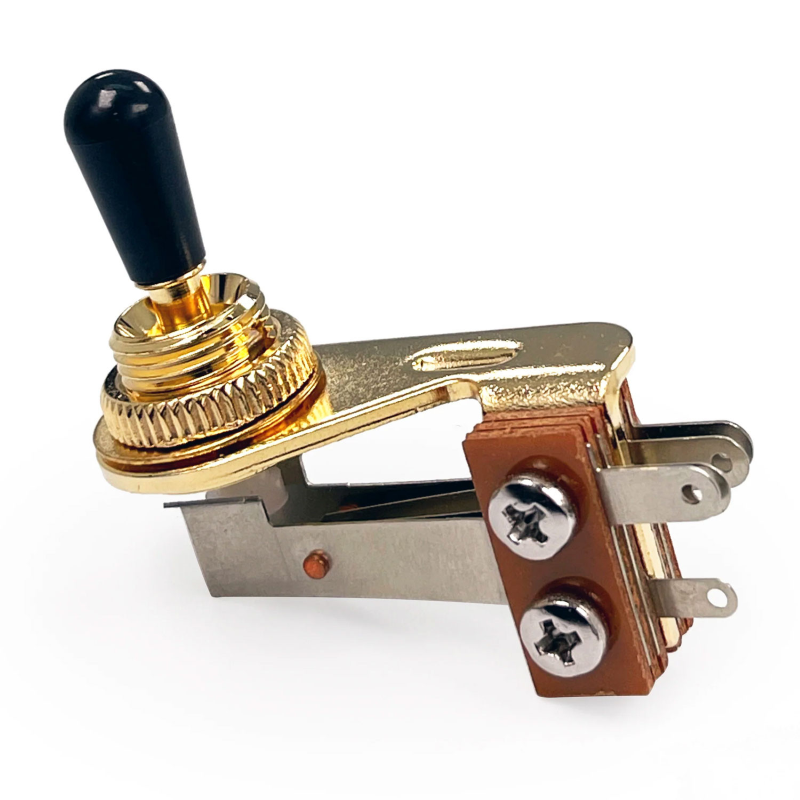 AXLABS Toggle switch right angle 3way 4 pole gold Selettore pick