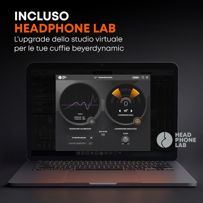 Beyerdynamic DT880 pro 250 ohm cuffia da studio per mixaggio e mastering