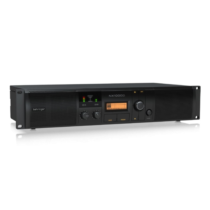 B-Stock Behringer NX1000D Amplificatore con DSP e Compensazione Automatica dell'Impedenza 1000W