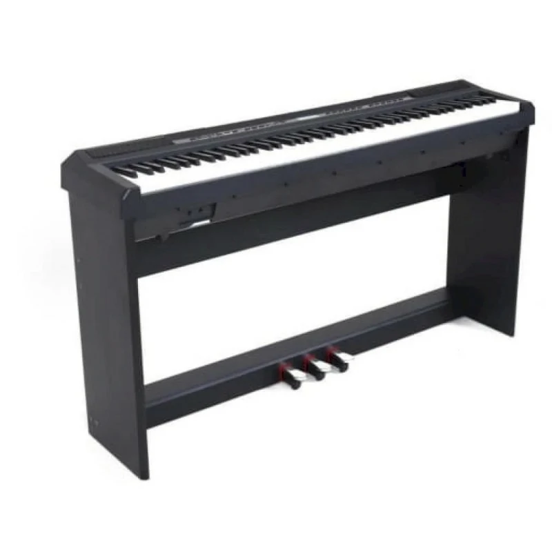 E-CHORD SP1/B Pianoforte digitale 88 Tasti Pesati Nero completo di stand