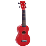 Mahalo MR1RD Rainbow Ukulele Soprano Rosso con Borsa