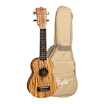 Flight DUS322 Ukulele Soprano in legno zebrano