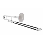 pBone Trombone Tenore in Plastica Bianco