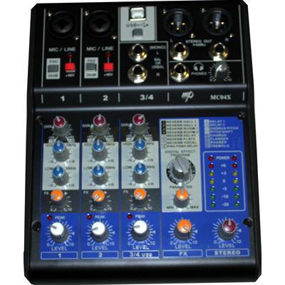 MPAUDIO MC-04X MIXER AUDIO PICCOLO Mixer Analogici