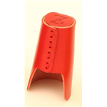 Zac ZB226 Copribocchino in Pelle Rossa per Sax Alto e Clarinetto