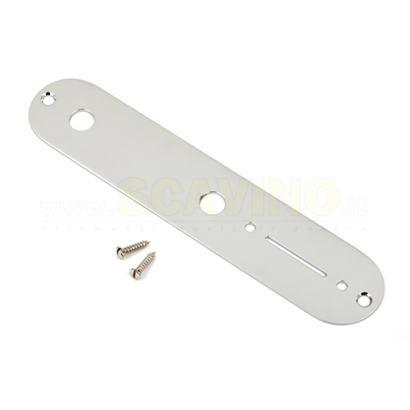 Fender Vintage Telecaster® Control Plate, 2-Hole (Chrome)