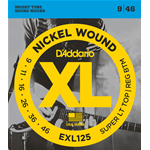 D'addario EXL125 Set Corde per Chitarra Elettrica 9-46