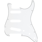 Fender Pickguard, Stratocaster® S/S/S, 11-Hole Mount, Parchment P/B/P, 3-Ply