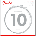 Fender Super Bullet® Strings, Nickel Plated Steel, Bullet End, 3250R Gauges .010-.046, (6)