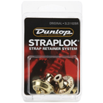 Dunlop SLS1102BR Straplok Original Strap Retainer System, Brass