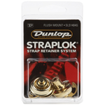 Dunlop SLS1404G Straplok Flush Mount Strap Retainer System, Gold