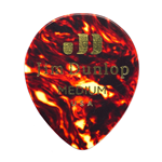 Dunlop 485P-03MD Celluloid Teardrop, Black Medium conf. da 6 plettri