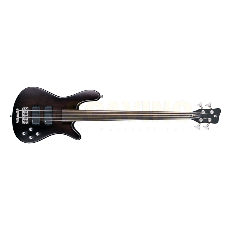 Warwick RB Streamer Standard 4 Fretless Nirvana Black Transparent