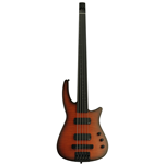 NS Design NXTa Basso Radius 5 Corde, Fretless, Sunburst