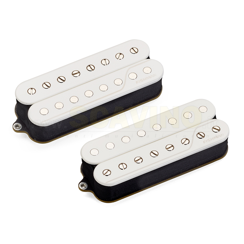 Fishman Fluence Open Core Classic Humbucker Set/2 8 Corde White
