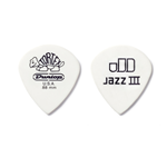 DUNLOP 478P.100 TORTEX WHITE JAZZ III, 1.0 MM