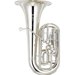 Yamaha YFB822S Tuba in Fa Argentata