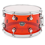 Natal S-AC-S465-RD1 Arcadia Acrylic Snare Drum Red 14 x 6.5
