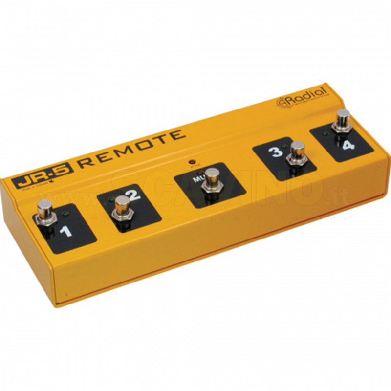 RADIAL JR 5 Pedale Remote Controller dotato di 2 uscite XLR 