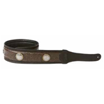 Taylor Grand Pacific Strap,Blk Lthr/Ni Concho,3" 