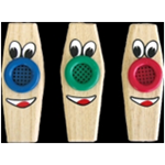 Kazoo KA 2 Plaschke in Legno con disegno occhi CAZOO