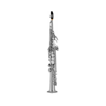 Yamaha YSS475S Sax Soprano Pezzo Unico Argentato