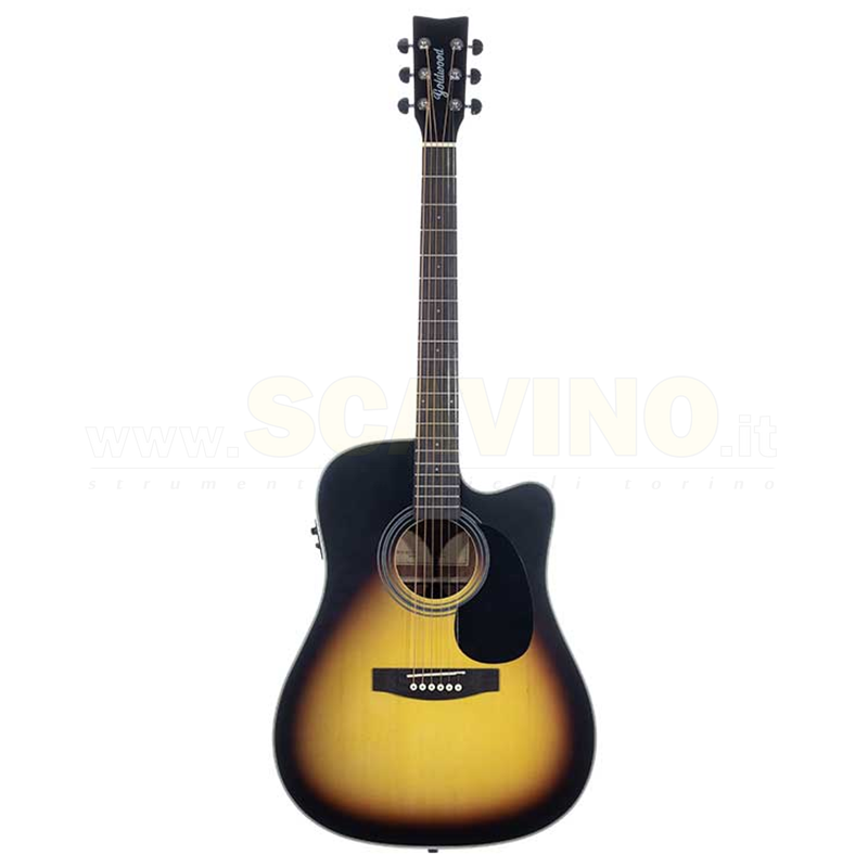 Goldwood Dreadnought cutaway Eq Sunburst GW-CS-DCE-SG