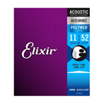 Elixir 11025 Corde per Chitarra Acustica 11-52 Poliweb
