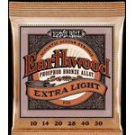 Ernie Ball 2150 Earthwood Acoustic Set Phosphor10-50