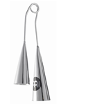 MEINL STBAG2-CH Campana A-Go-Go cromata, misura Large cromato
