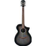 Ibanez AEWC11TCB Chitarra acustica elettrificata Transparent Charcoal Burst High Gloss