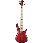 Ibanez ANB205TWB Adam Nitti Signature Basso elettrico 5 corde finitura Transparent Wine Red Burst