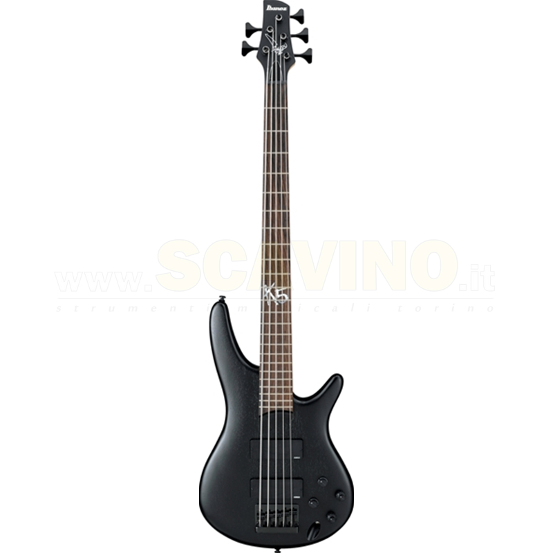 Ibanez K5BKF Fieldy Signature 5 corde finitura Black Flat