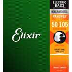 Elixir 14102 ELECTRIC BASS NICKEL PLATED STEEL NANOWEB 50-105
