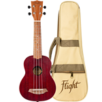 Flight NUS380 Coral Ukulele Soprano Gemstone