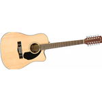 Fender CD60SCE Dreadnought 12-string, Walnut Fingerboard, Natural 0970193021