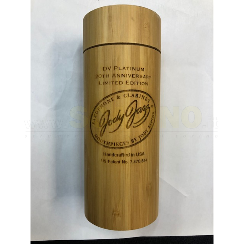 Jody Jazz DV 20th Anniversary Platinum Limited Edition Bocchino in Metallo per Sax Tenore 7*