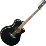 Yamaha APX700II-12 Black Chitarra 12 corde elettrificata 