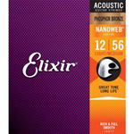Elixir16077 Nanoweb Acoustic Phosphor 12/56 Light-Medium