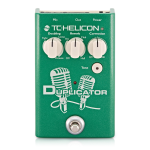 TC Helicon Duplicator Effetto Doubling Reverb e Connection per Voce