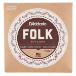 D'Addario Ej32 corda black nylon 028-45 con pallino