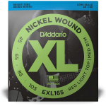 D'addario EXL165 Set Corde per Basso 45-105 Nickel