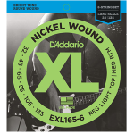 D'addario EXL165-6 Set Corde per Basso 6 Corde 32-135 Nickel
