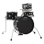 DW Batteria Acustica 16" Nero Satinato in demo