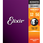 Elixir11077 Nanoweb 12-56 Acoustic Bronze