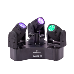 SOUNDSATION AXIS III Testa Mobile a 3 Teste con 3 LED CREE da 10W RGBW 4IN1